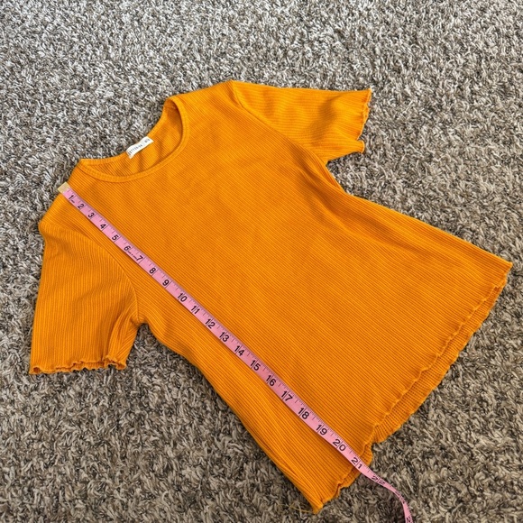 Cotton On Ribbed Orange Tee – Size M - Picture 3 of 3